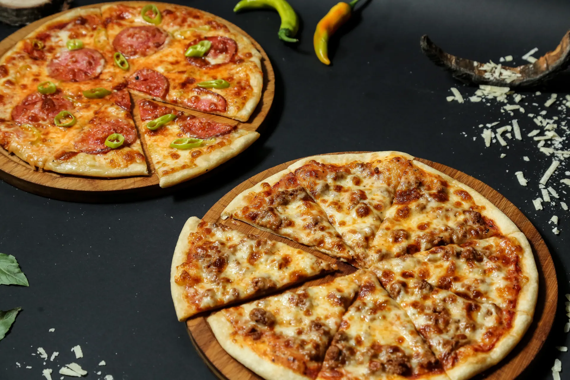 Pizza Clásica Hawaiiana 12" (Sin Agrandar, Sin Bebidas)