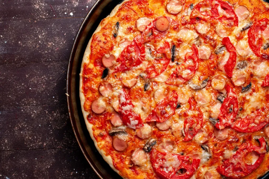 Pizza Clásica Hawaiiana 14" (Sin Bebidas)